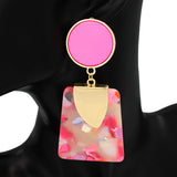 Dangle Pinky Acrylic Earrings