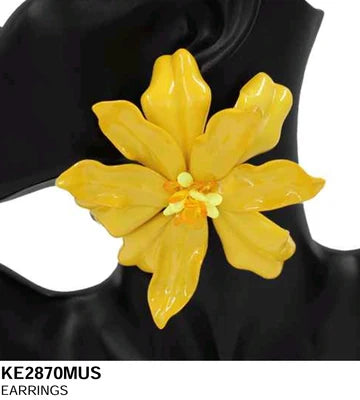 Flower Post Earrings