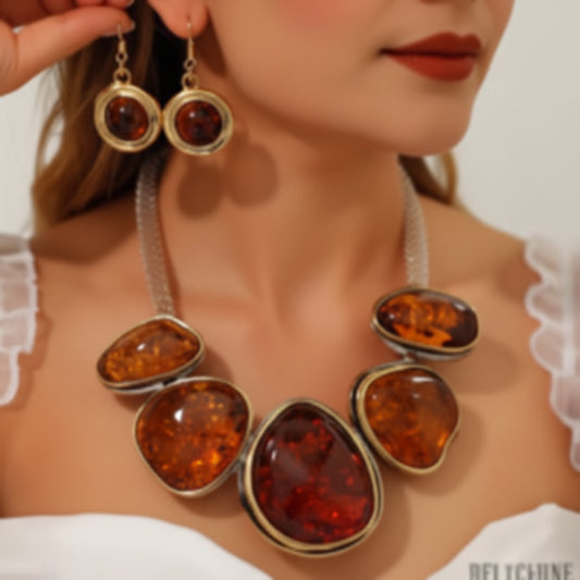 Tortoise Statement Necklace