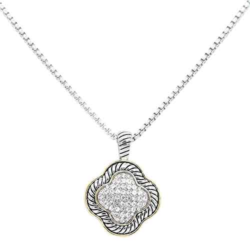 Quatrefoil Pendant Necklace