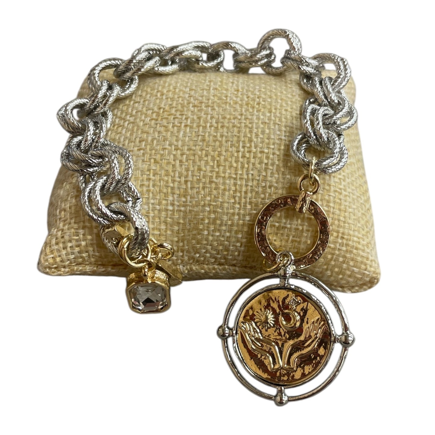 COIN CHARM TOGGLE BRACELET