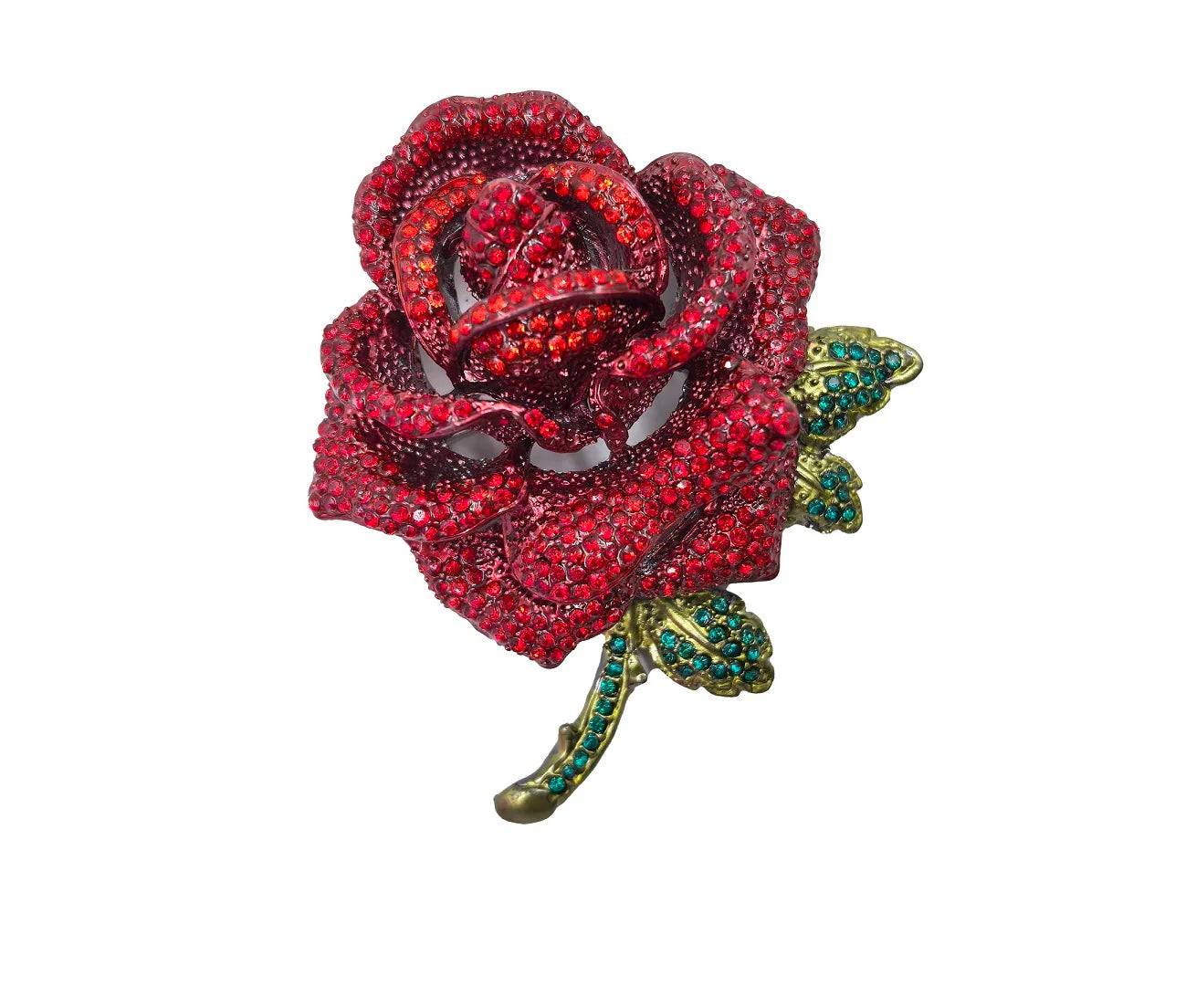 Rose Brooch, Red