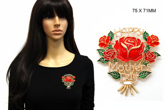 Mother's Day Brooch, Pearl