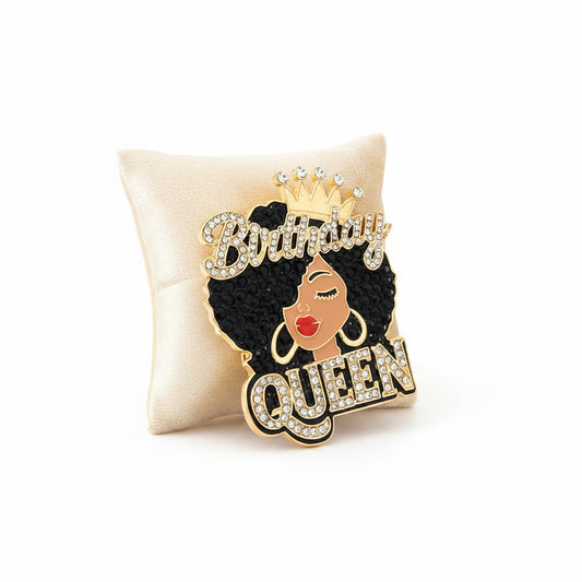 Birthday Queen Fashion Brooch