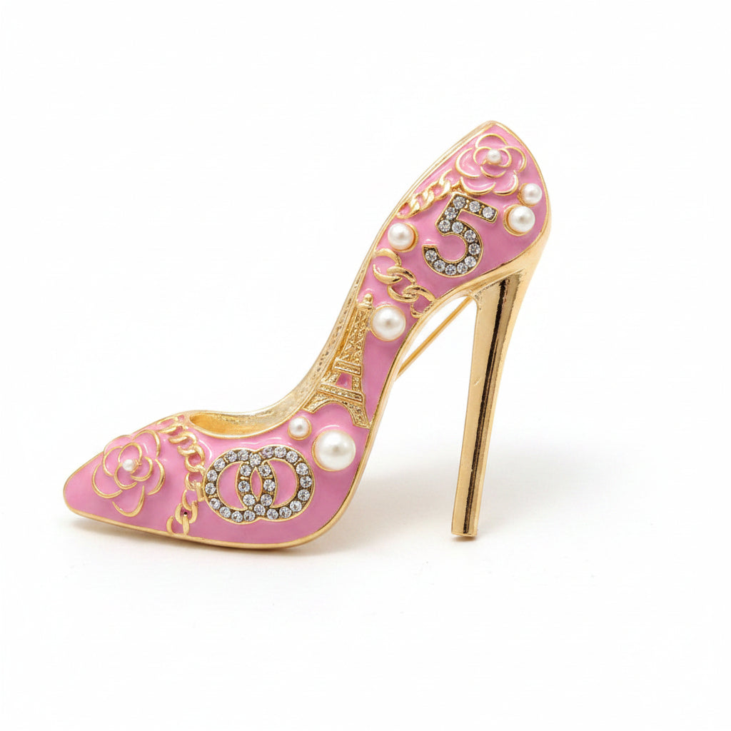 High-Heel Shoe Brooch