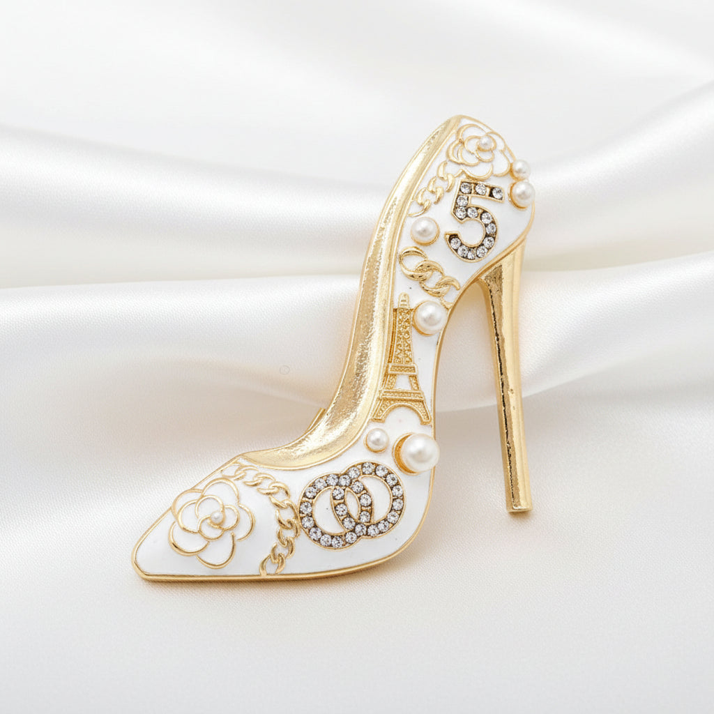High-Heel Shoe Brooch