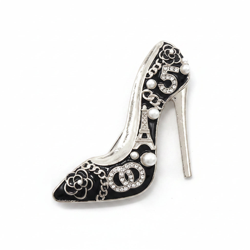 High-Heel Shoe Brooch