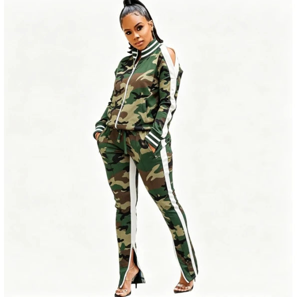 Camo Track Suit