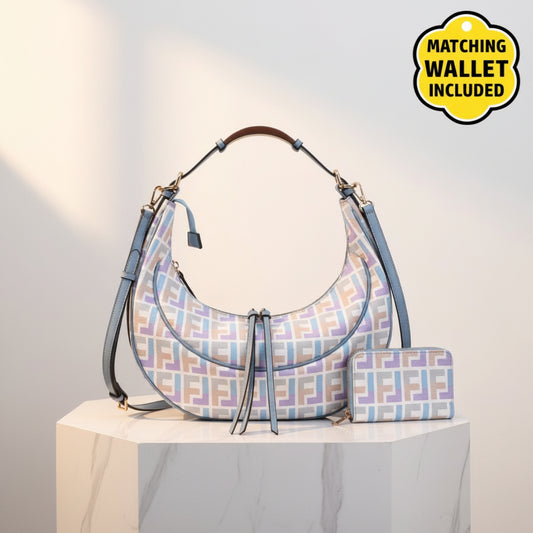 Hobo Handbag, Blue