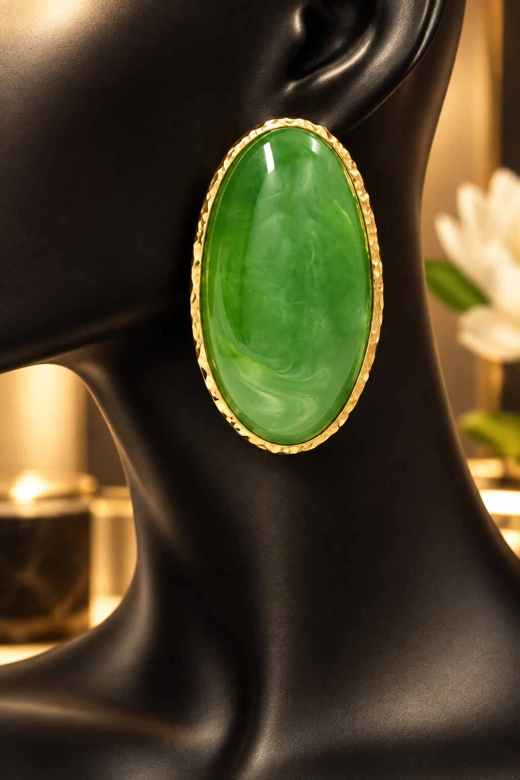 Oval Shape Fashion Earrings