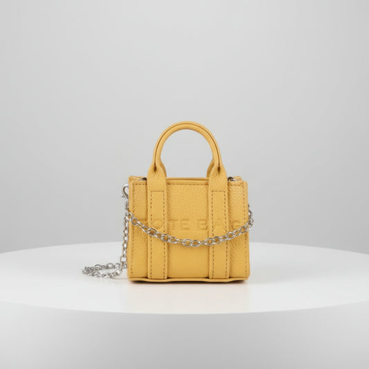 Mini Tote Bag, Yellow
