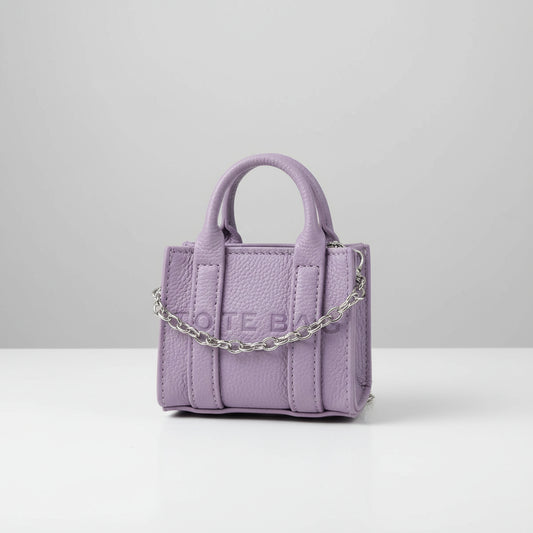 Mini Tote Bag, Purple