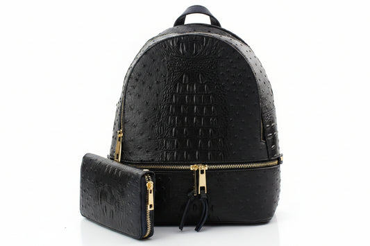 Backpack and Wallet Set, Navy