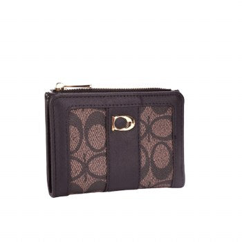 Brown Geometric Wallet