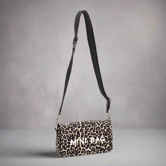 LEOPARD PRINT MINI BAG CROSSBODY HANDBAG